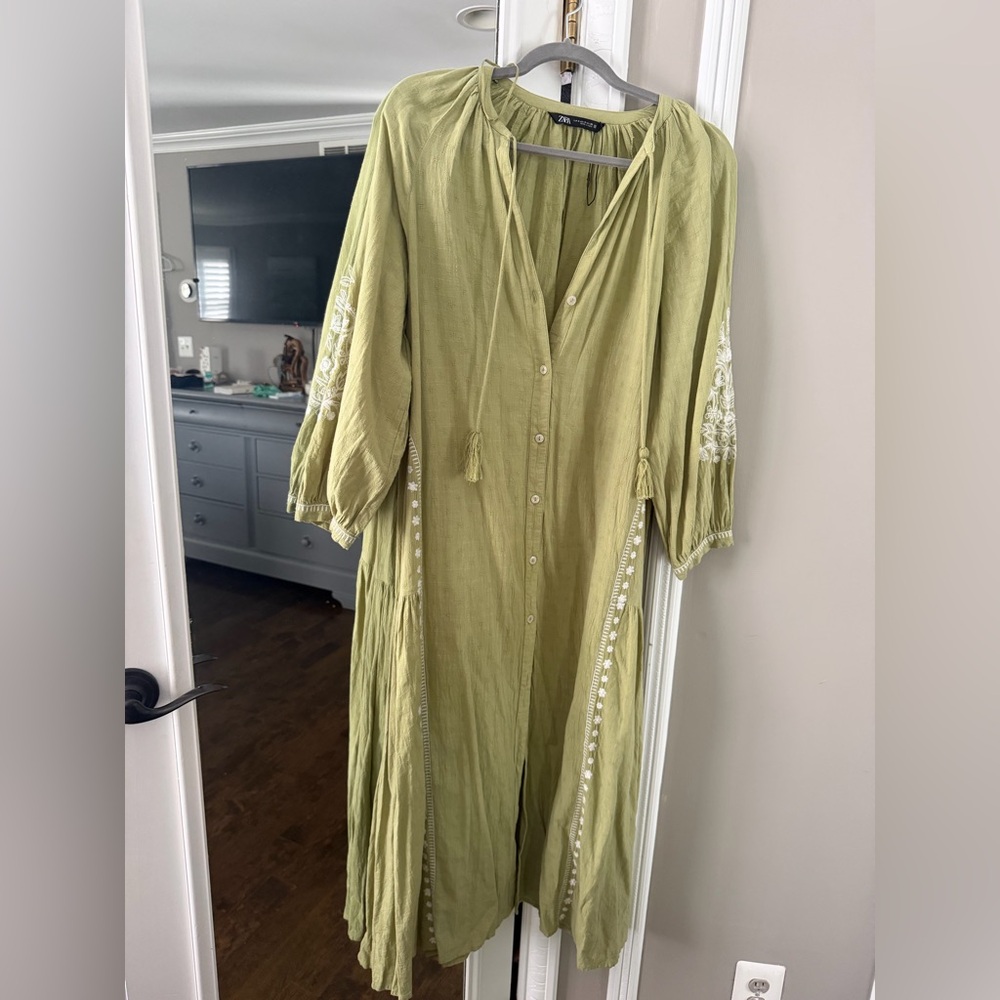 zara maxi dress
